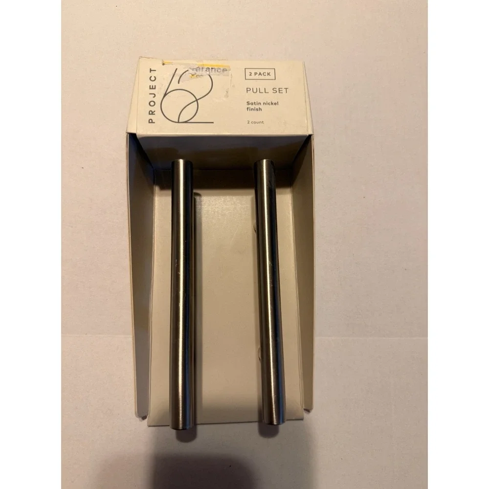 Satin Nickel Finish Draw Cabinet Pull Box of 2 Project 62 for Target